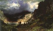 Storm in the Rocky Mountains, Mt Rosalie Albert Bierstadt